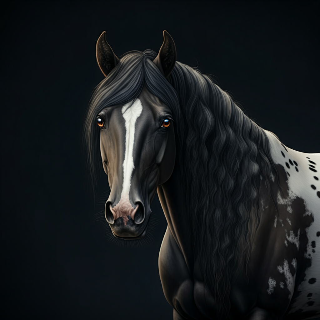 Majestic Shadow with Golden Eyes