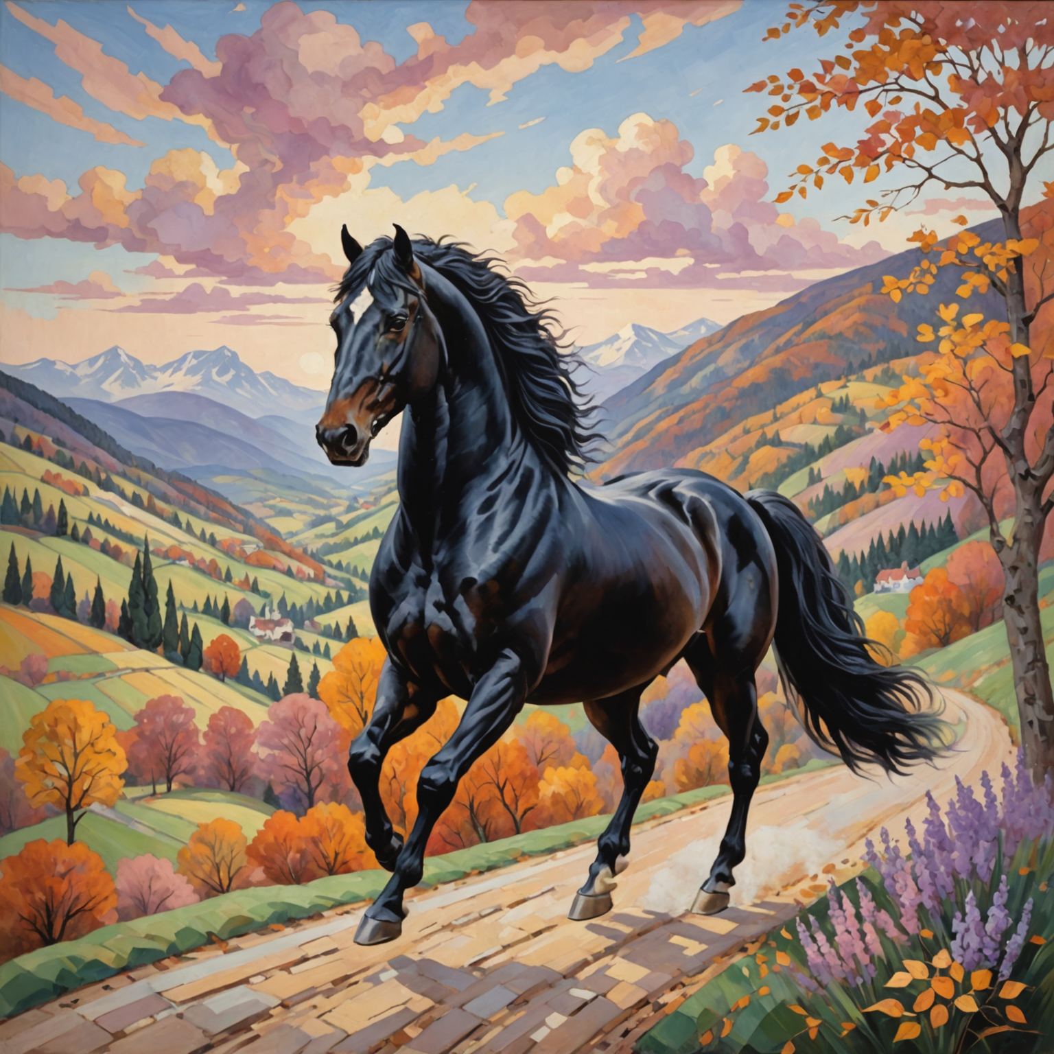 Autumn Equine Majesty