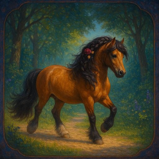 Galloping Through Enchanted Glade